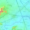Topografisk kart Hinjawadi, høyde, relieff