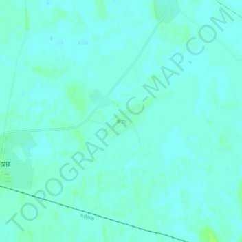 Topografisk kart Cheli, høyde, relieff
