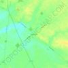 Topografisk kart New Antioch, høyde, relieff