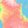 Topografisk kart ᓄᓇᕕᒃ, høyde, relieff