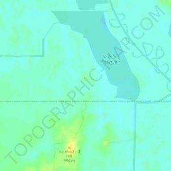 Topografisk kart George W Mead State Wildlife Management Area, høyde, relieff