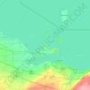 Topografisk kart Catawba Island, høyde, relieff