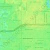 Topografisk kart Belvedere Acres, høyde, relieff