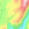 Topografisk kart Casal do Monte, høyde, relieff