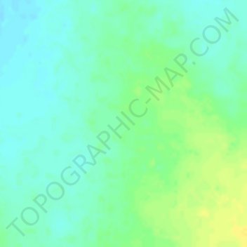 Topografisk kart Karasua A, høyde, relieff