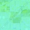 Topografisk kart Coral Lakes, høyde, relieff