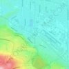Topografisk kart Walteria, høyde, relieff