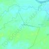 Topografisk kart Wambaw Corner, høyde, relieff