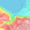 Topografisk kart Båstad, høyde, relieff