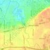 Topografisk kart Glen Falls, høyde, relieff