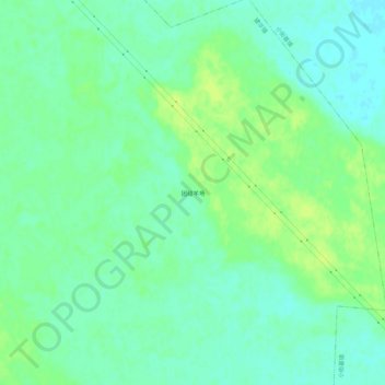 Topografisk kart Tuanjieyangchang, høyde, relieff