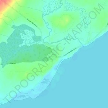Topografisk kart Gay, høyde, relieff