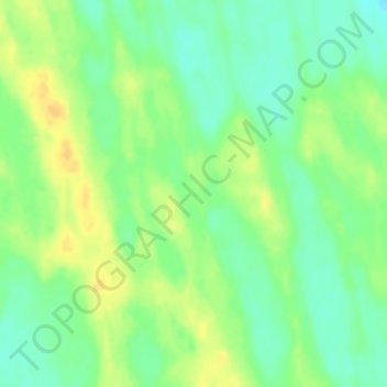 Topografisk kart Lake Eyre Basin, høyde, relieff