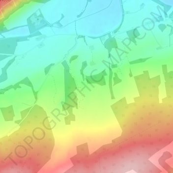 Topografisk kart Pluscarden, høyde, relieff