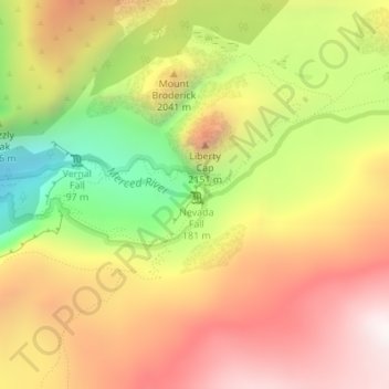 Topografisk kart PO box 577, høyde, relieff