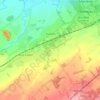 Topografisk kart Hermand, høyde, relieff