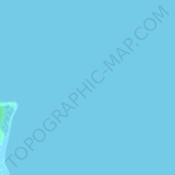 Topografisk kart Kongsfjorden, høyde, relieff