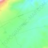 Topografisk kart Koruköy, høyde, relieff