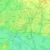 Topografisk kart Lichtenberg, høyde, relieff