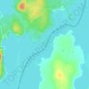 Topografisk kart Pasvikelva - Патсойоки, høyde, relieff